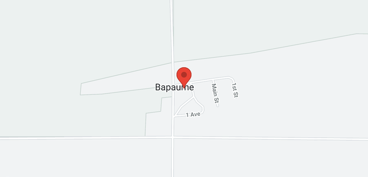map of Bapaume Acreage